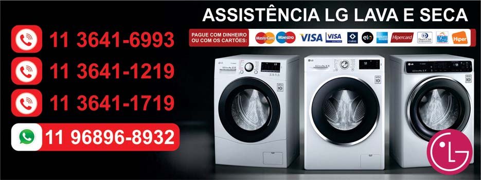 lava e seca LG assistencia