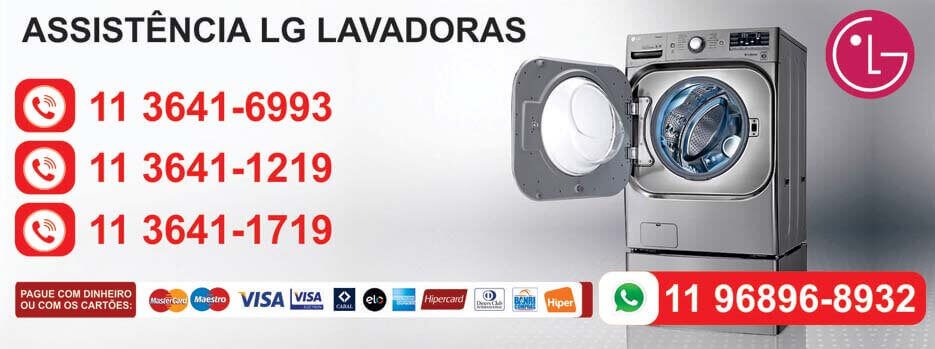 Lavadora de roupas LG assistencia